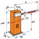 Автоматический шлагбаум Faac 640 для стрел длиной до 7 м