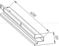 Стойка боковая L=6200 мм
