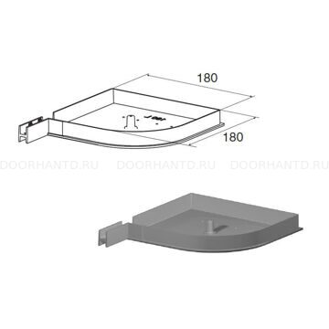 Крышка боковая RK180D круглая